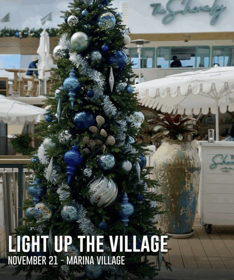 Image for event: LIGHT UP THE VILLAGE – Holiday Celebration by the Marina